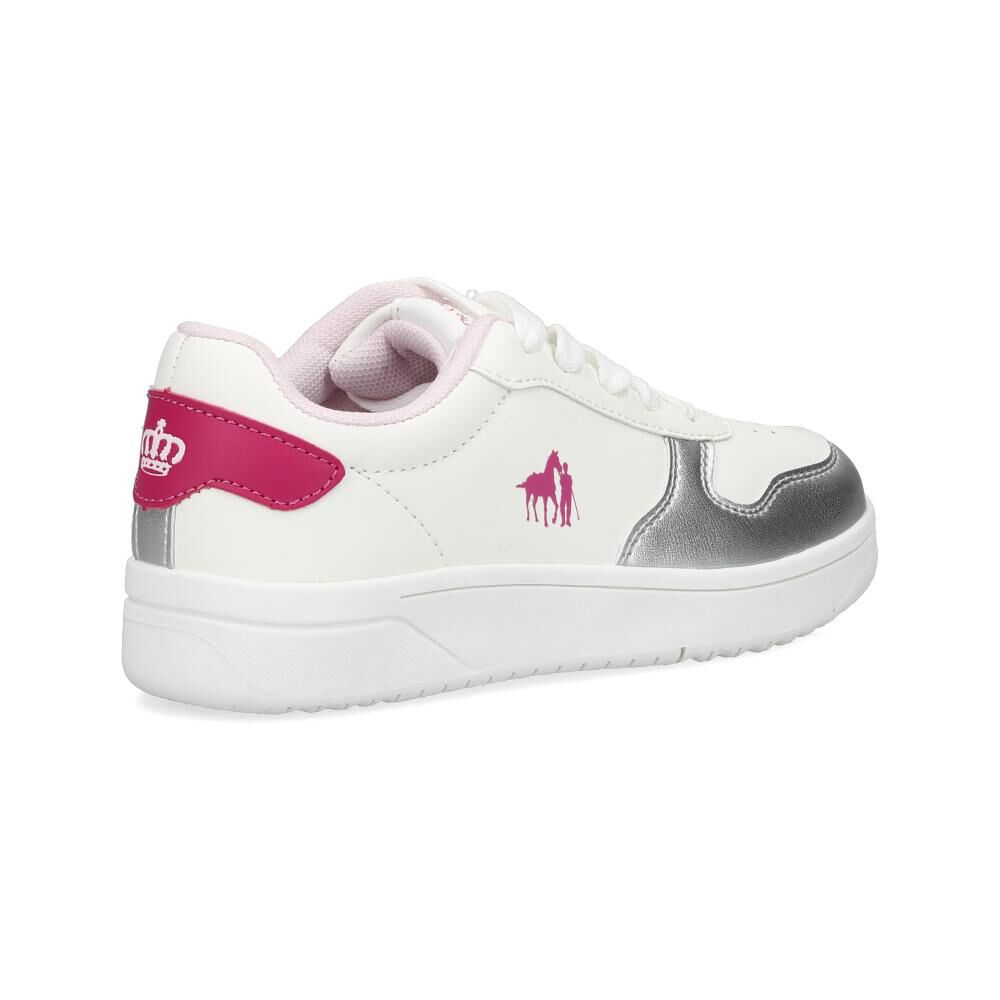 Zapatilla Infantil Niña The King's Polo Club White image number 3.0