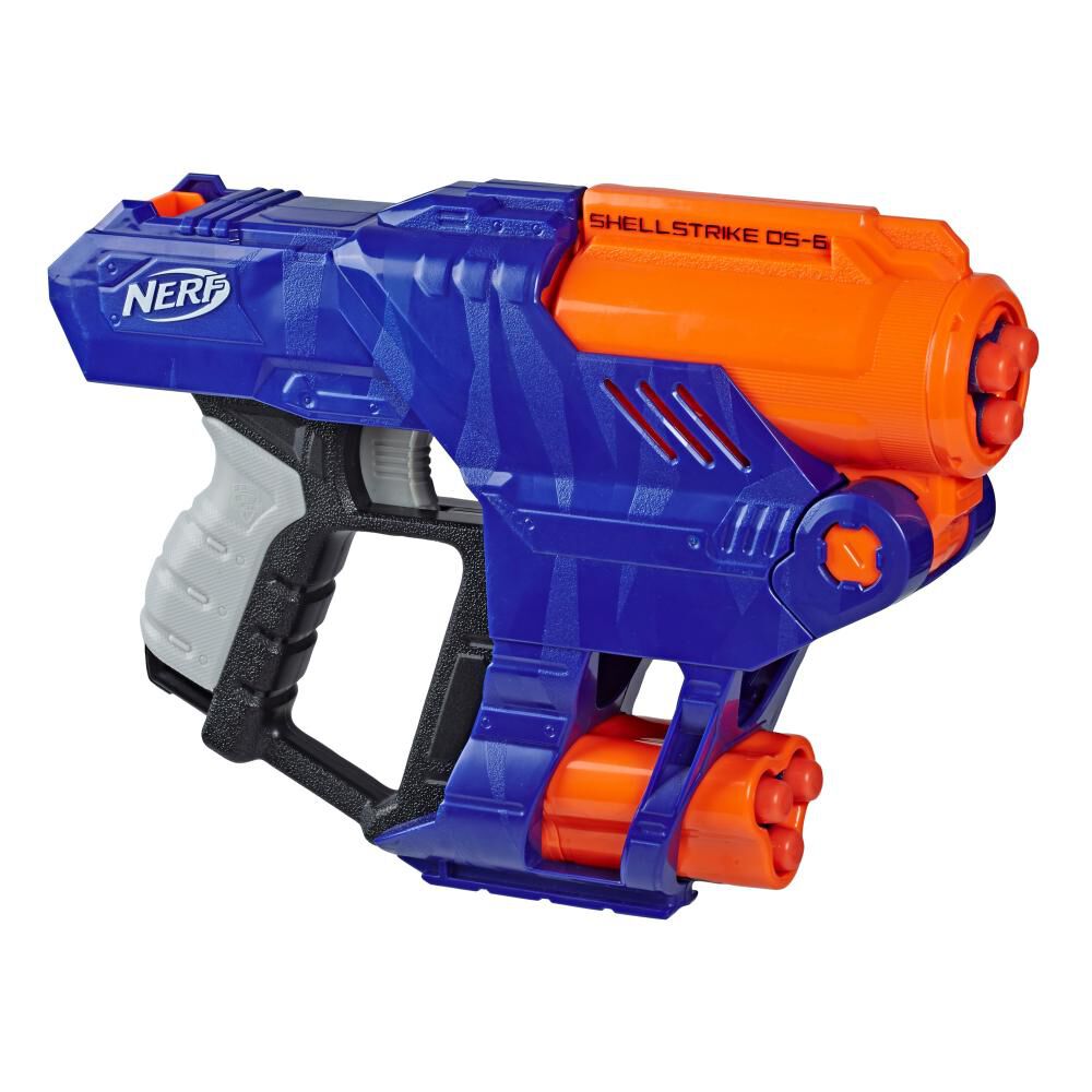 Lanzador De Dardos Nerf Elite Shellstrike Ds-6 image number 0.0