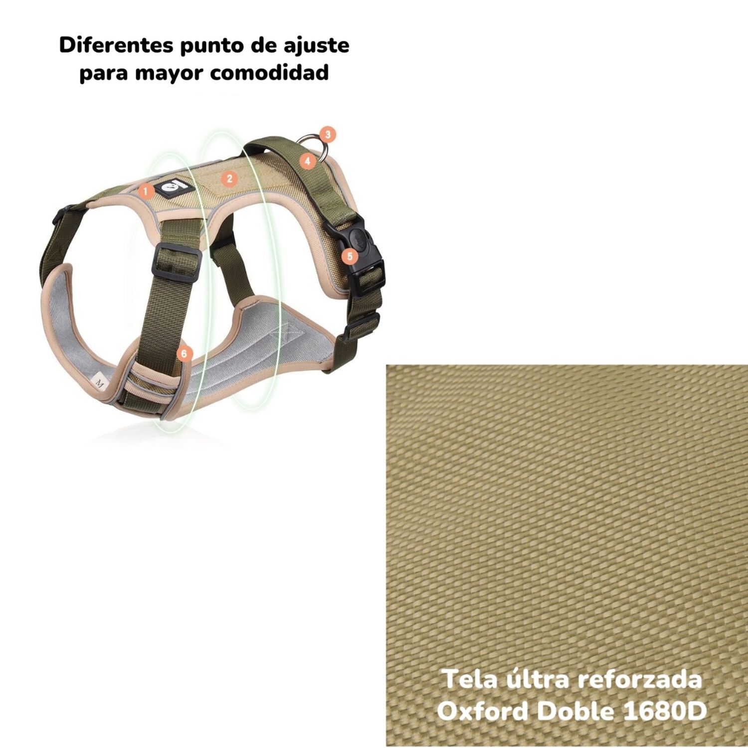 Arn&eacute;s Para Perro Ajustable Con Correa Reflectantes Mimi S image number 7.0