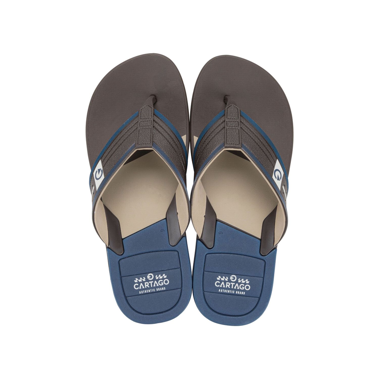 Sandalia Hombre Azul/beige Dallas Cartago image number 0.0