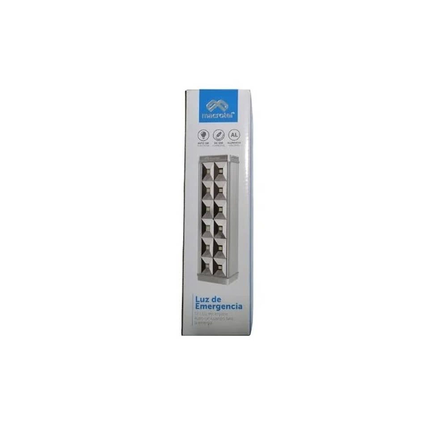 L&aacute;mpara De Emergencia 3w Macrotel 12 Led Ms3305 image number 0.0