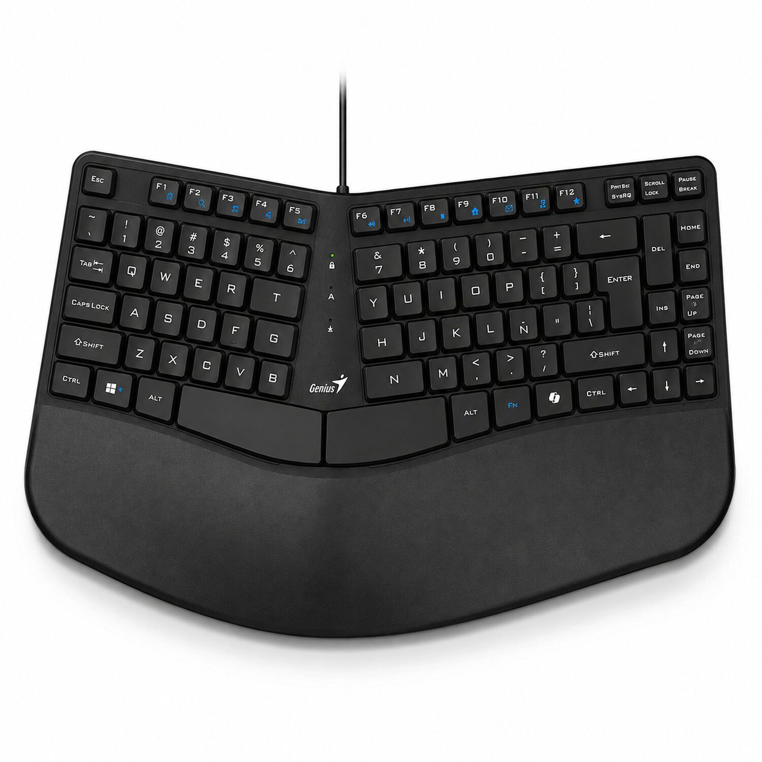 Teclado Ergon&oacute;mico Con Apoya Mu&ntilde;ecas Enterprise Copilot Ai image number 0.0
