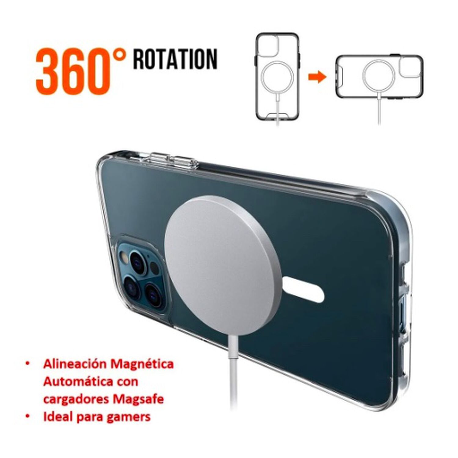 Carcasa Magnetica Para Iphone 14 image number 1.0