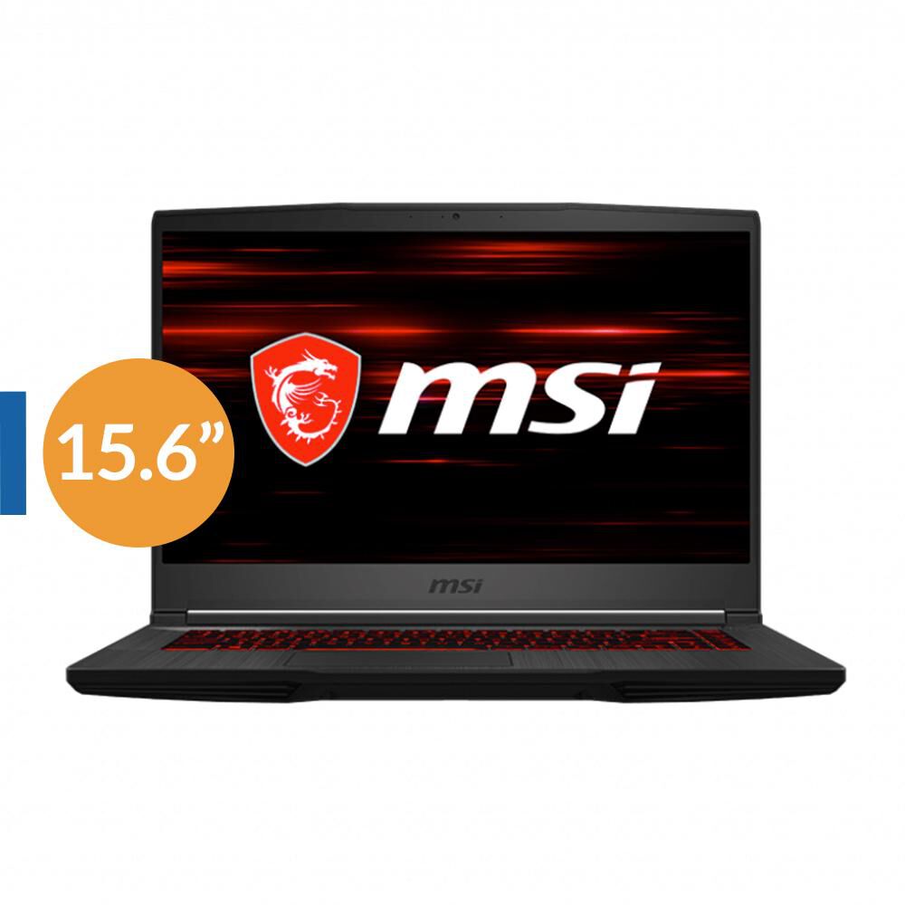 Notebook MSI Gf65 Thin 10sdr / Intel Core I7 / 16 Gb Ram / Nvidia Geforce GTX1660 Ti 6GB / 512 Gb Ssd / 15.6 " image number 0.0