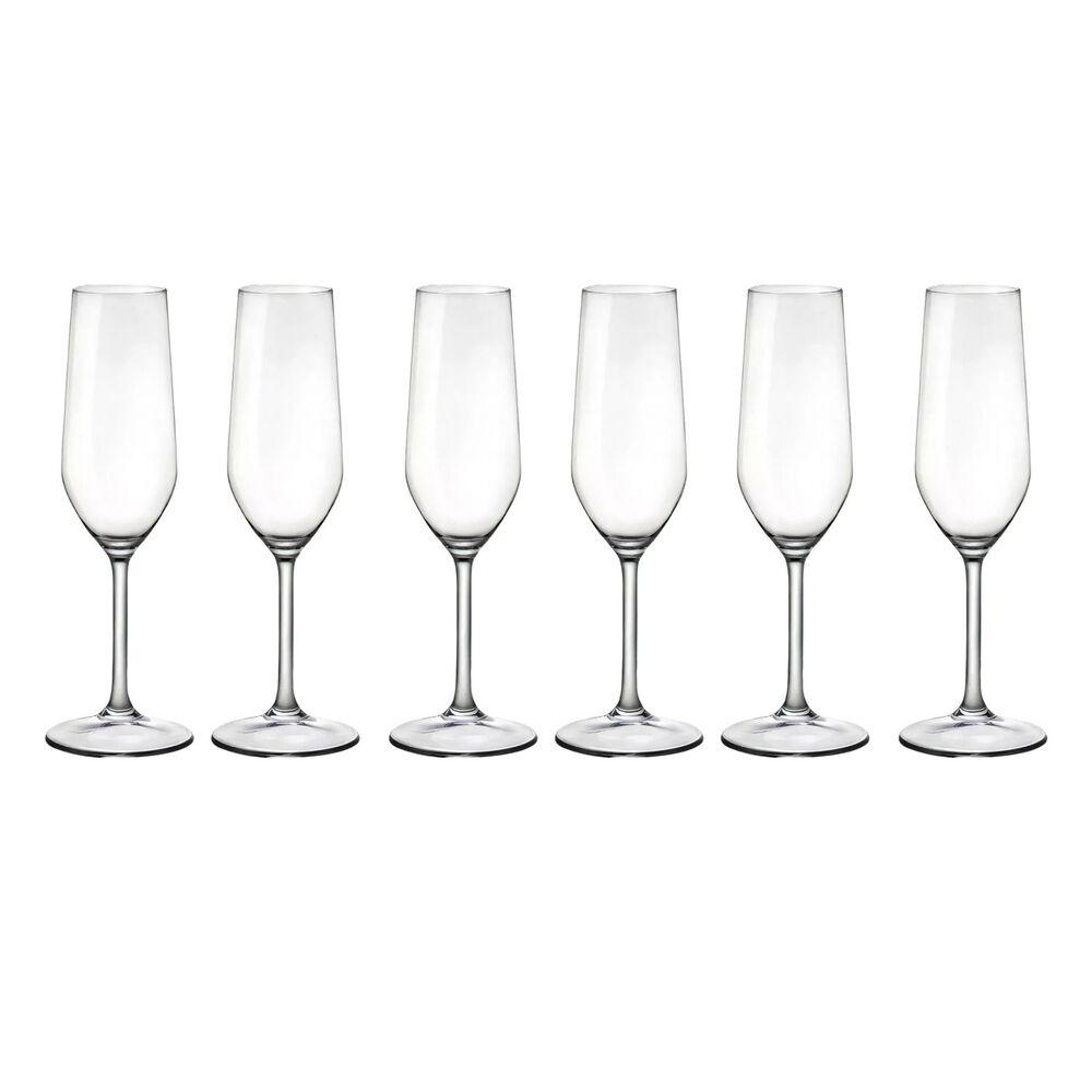 Set 6 Copas Flute Montepulciano Valley De 195ml Hausmann image number 0.0