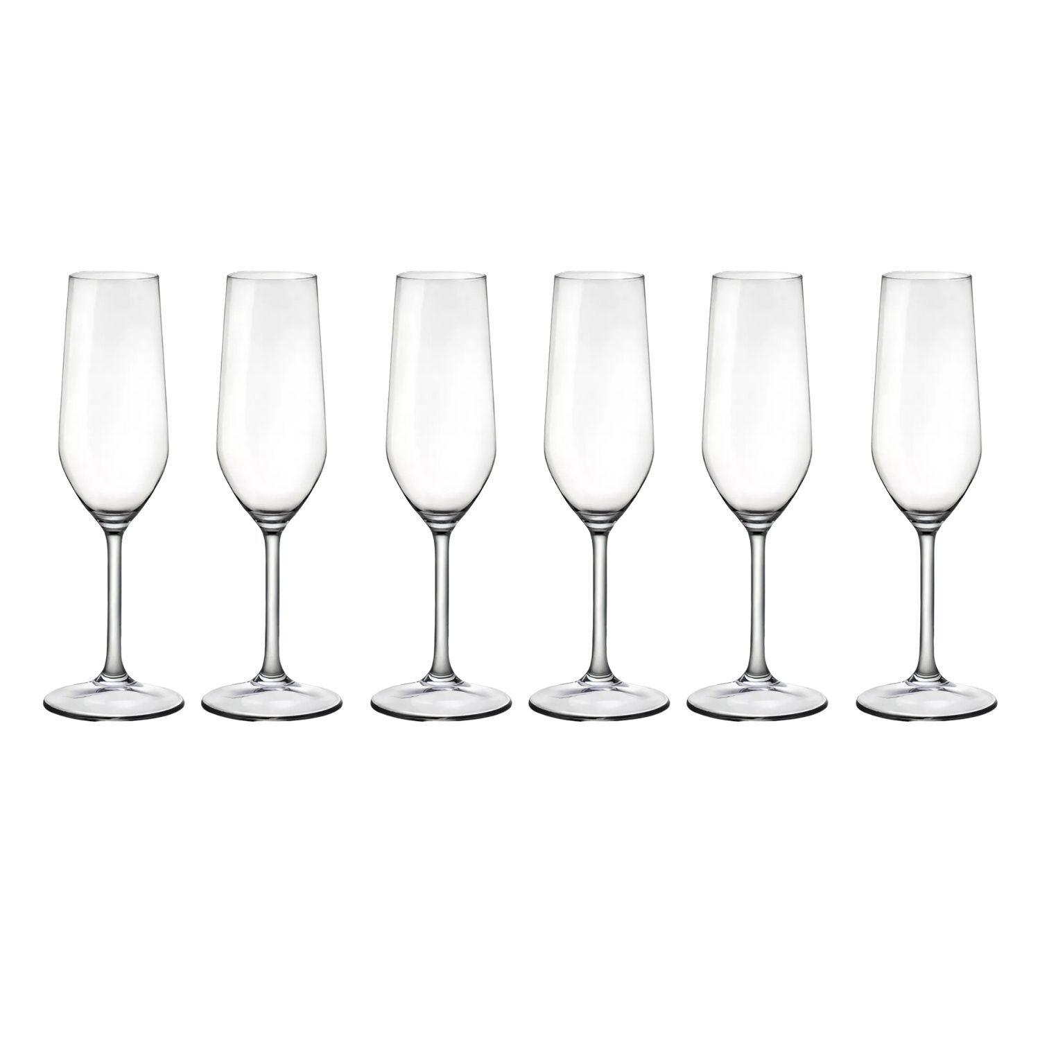 Set 6 Copas Flute Montepulciano Valley De 195ml Hausmann image number 0.0