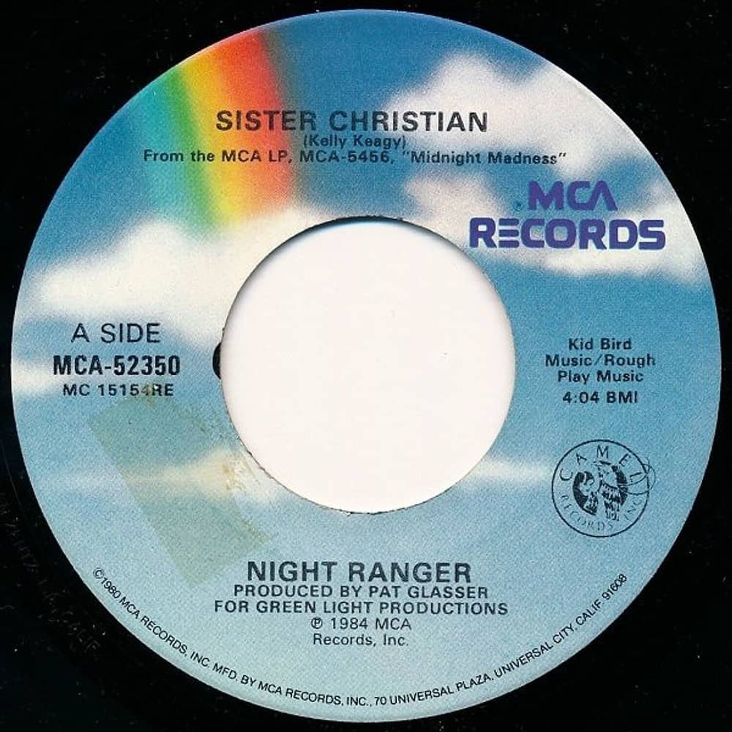 Night Ranger - Sister Christian | 7" Single Vinilo Usado image number 1.0