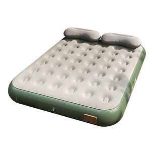 Colch&oacute;n Cama Inflable El&eacute;ctrico Con Coj&iacute;n Bolso 2 Plazas