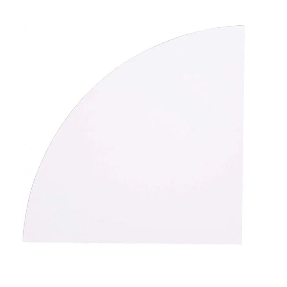 Repisa Esquinera Flotante Decorativa Blanca 45cmx30xc3.8cm image number 4.0