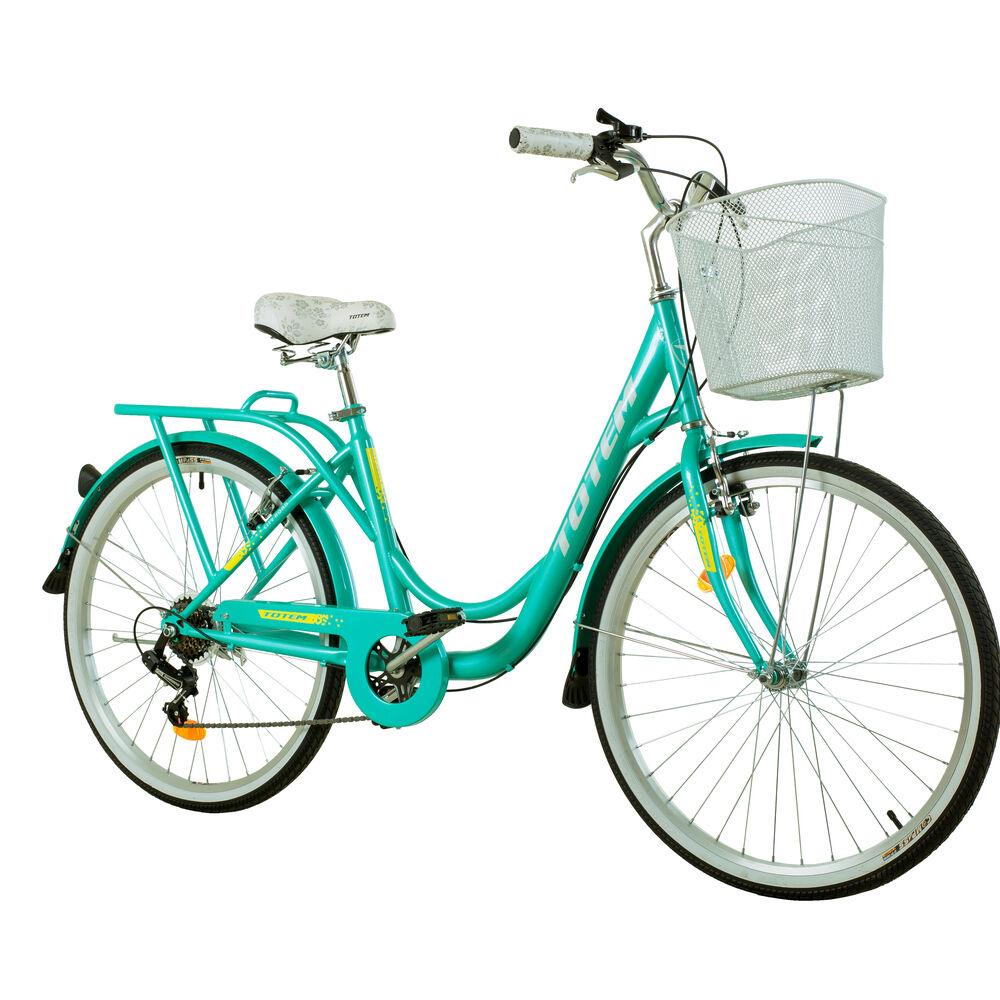 Bicicleta Totem City Dama Aro 26 Turquesa image number 0.0