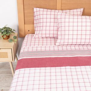 Sabana Estampada 144 Hilos King Tartan