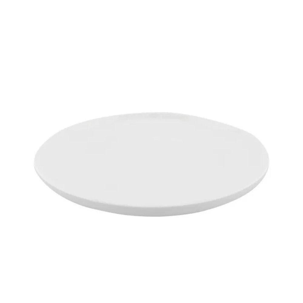 Plato Buffet Coupe 22.5 Cm Porcelana Blanca Hallen image number 1.0