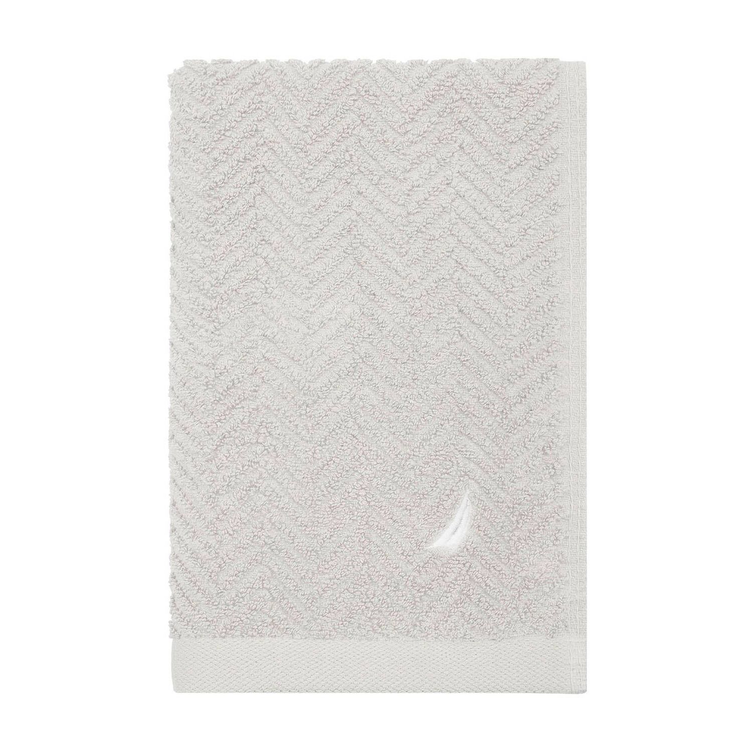 Toalla De Cara Vis Nautica 100% Algod&oacute;n 30x50cm Pieles Sensibles Gris image number 3.0