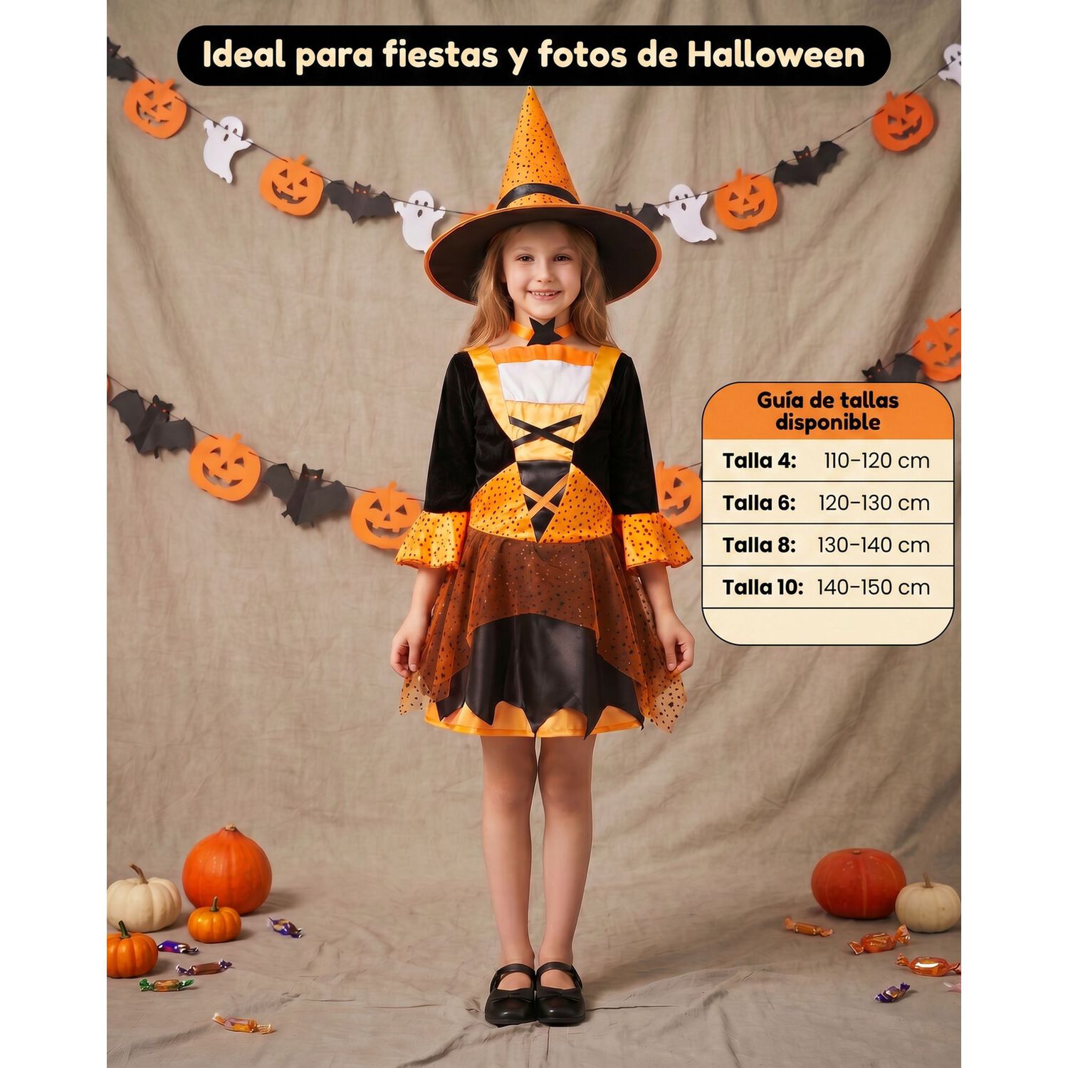 Disfraz Cosplay Princesa Calabaza image number 8.0