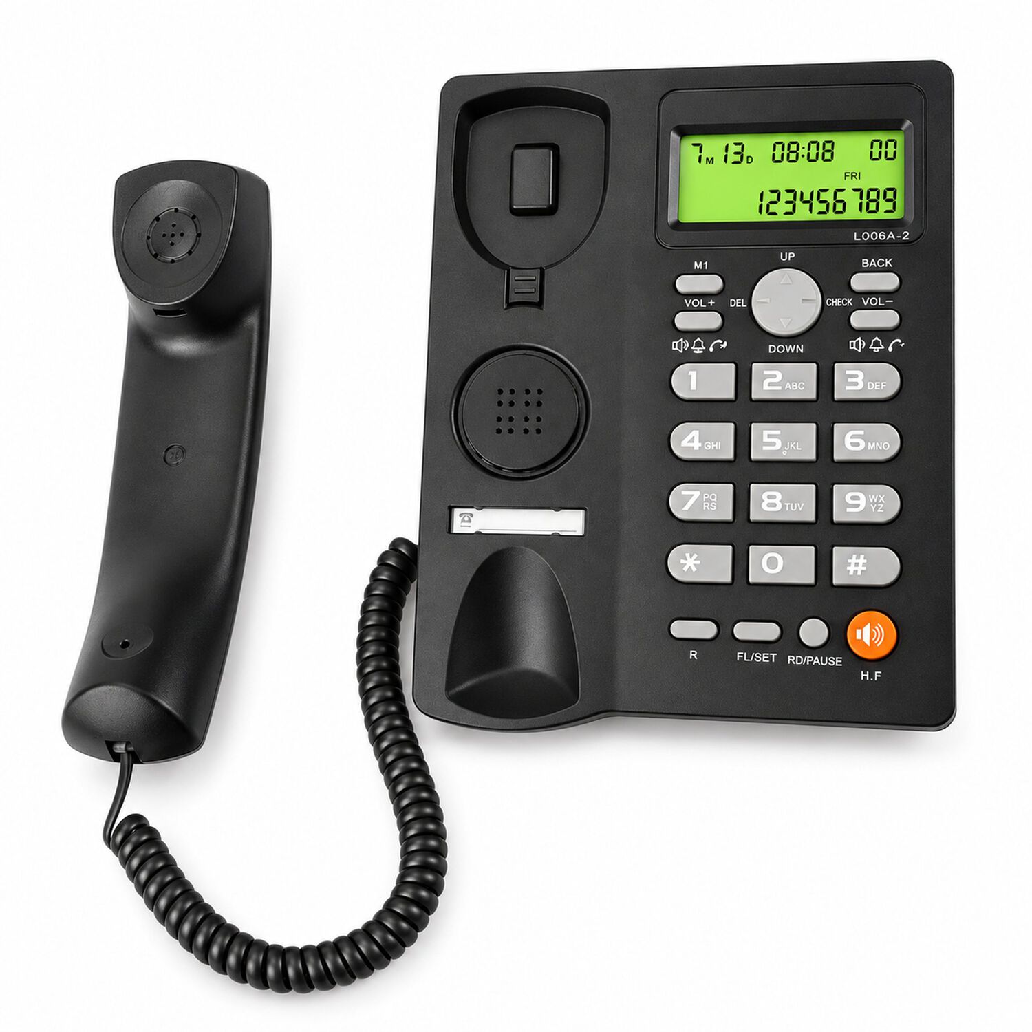Tel&eacute;fono Uniden As7413 Manos Libres Botones Grandes Lcd image number 2.0