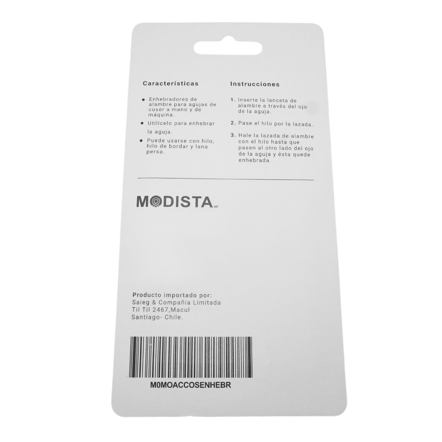 Enhebrador De Agujas Plastico Modista, Pack 3 Enhebradores image number 1.0