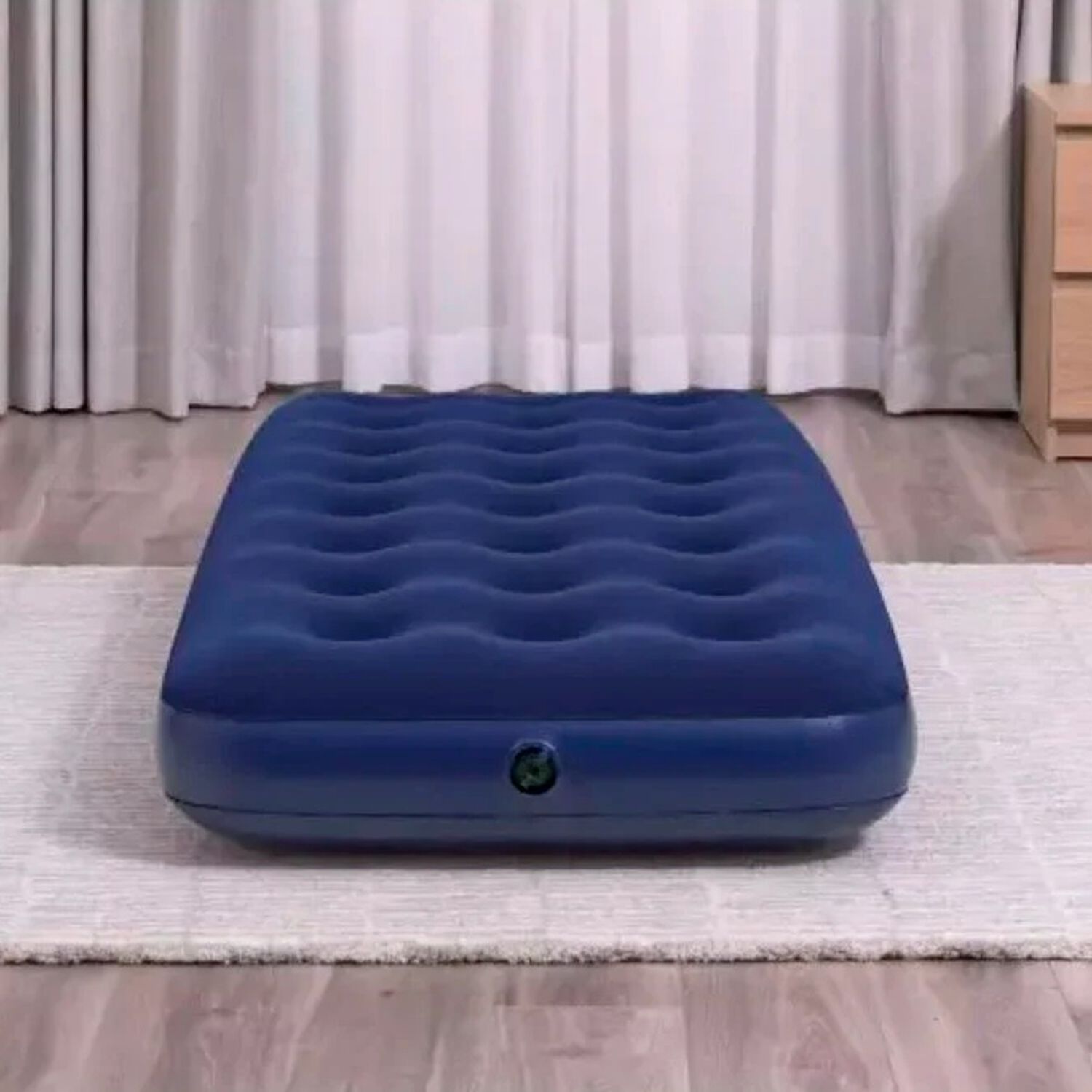 Cama Colch&oacute;n Inflable Individual 185x76x22cm Color Azul image number 4.0