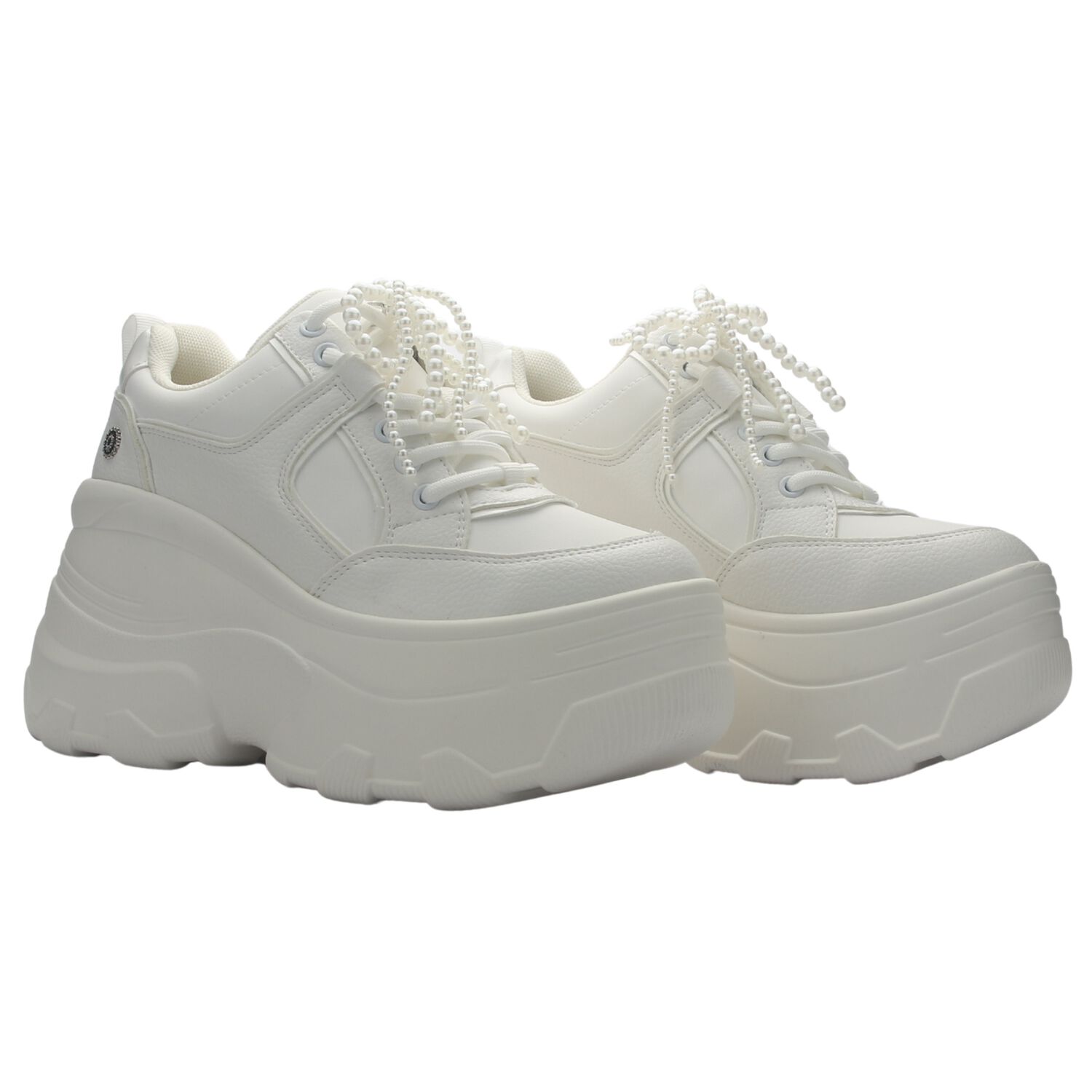 Zapatilla De Mujer De Color Blanco Urbano Chalada Nake-3 image number 4.0