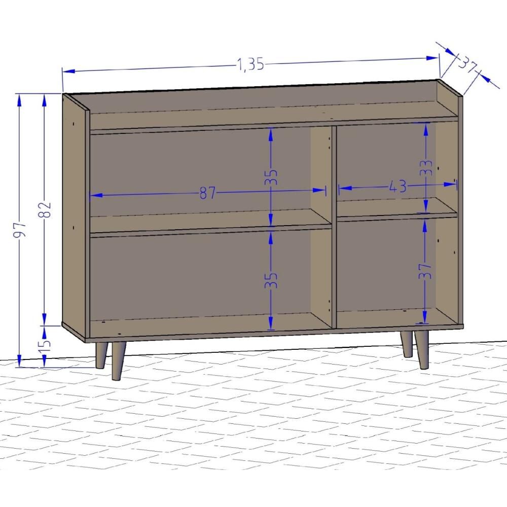 Buffet Hoga Quartzo / 3 Puerta(s) / 0 Cajón(es) image number 1.0
