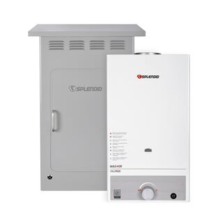 Pack Calefont 10l Tiro Natural Gas Natural + Gabinete