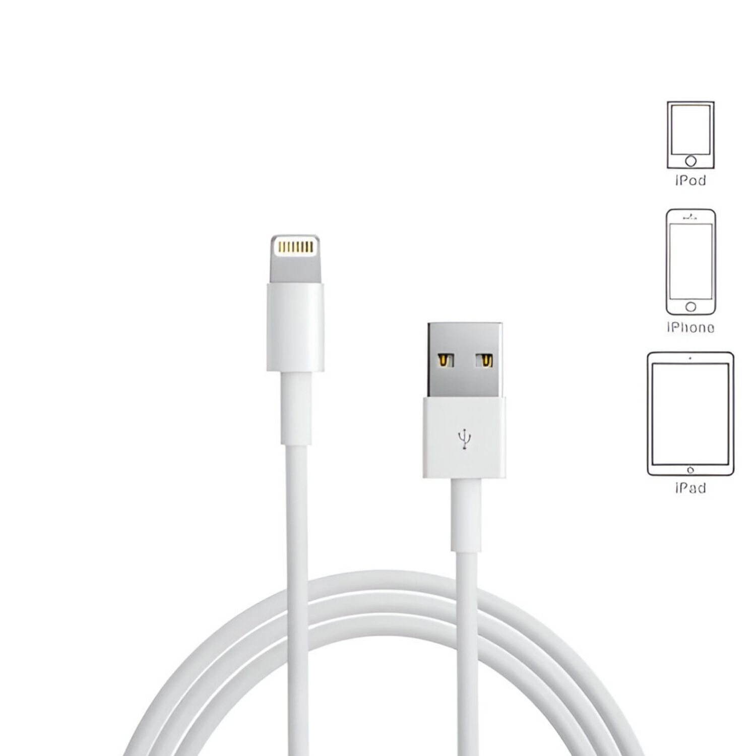 Cable De Datos Apple Lightning A Usb 2m Md819am Original image number 4.0