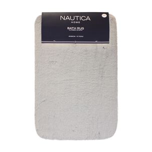 Alfombra De Ba&ntilde;o Nautica Home Ultra Suave 40x60cm Gris Claro