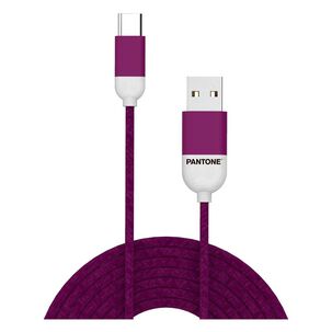 Cable De Datos Type-c Reforzado 1m Pantone Android Auto Mora