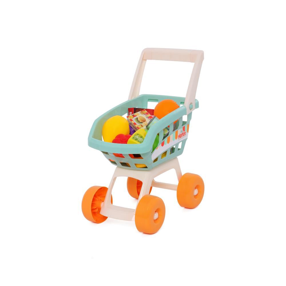 Mini Carrito De Supermercado Happy Line 28 Pzas image number 2.0