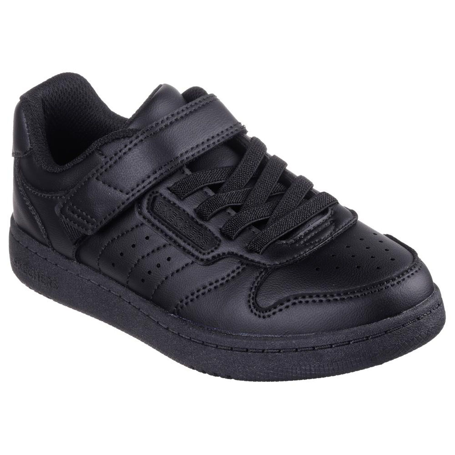 Zapatilla Escolar Ni&ntilde;o Skechers Quick Street Negro image number 0.0