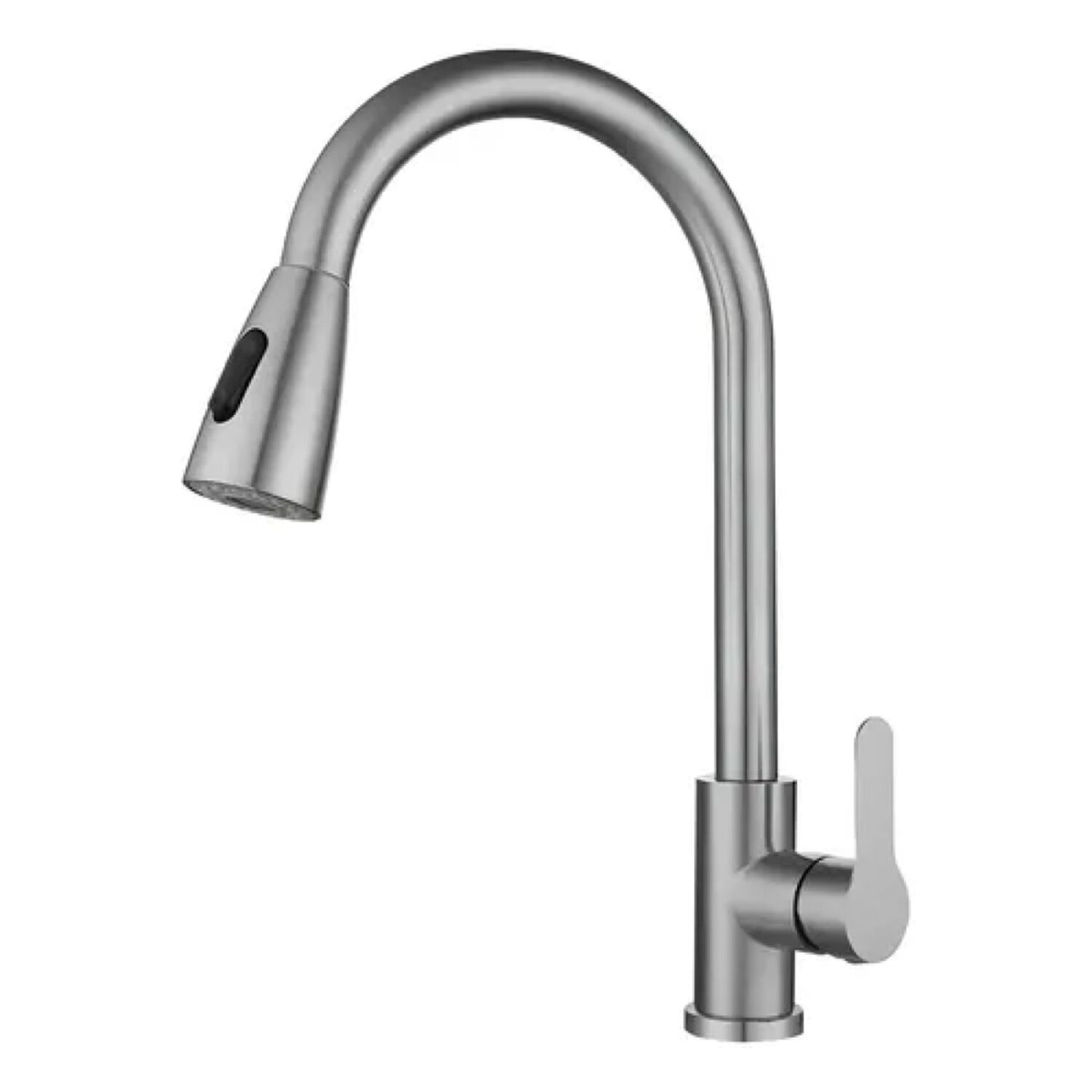 Llave Grifer&iacute;a Lavaplatos Cuello Extra&iacute;ble Plateado Fr&iacute;o Caliente image number 0.0