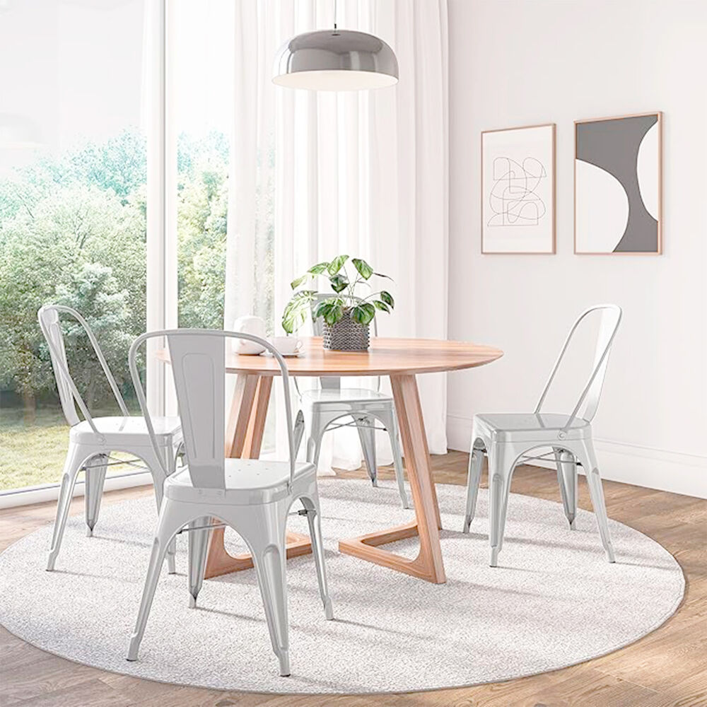 Pack De 4 Silla Metal Tolixblanco image number 7.0