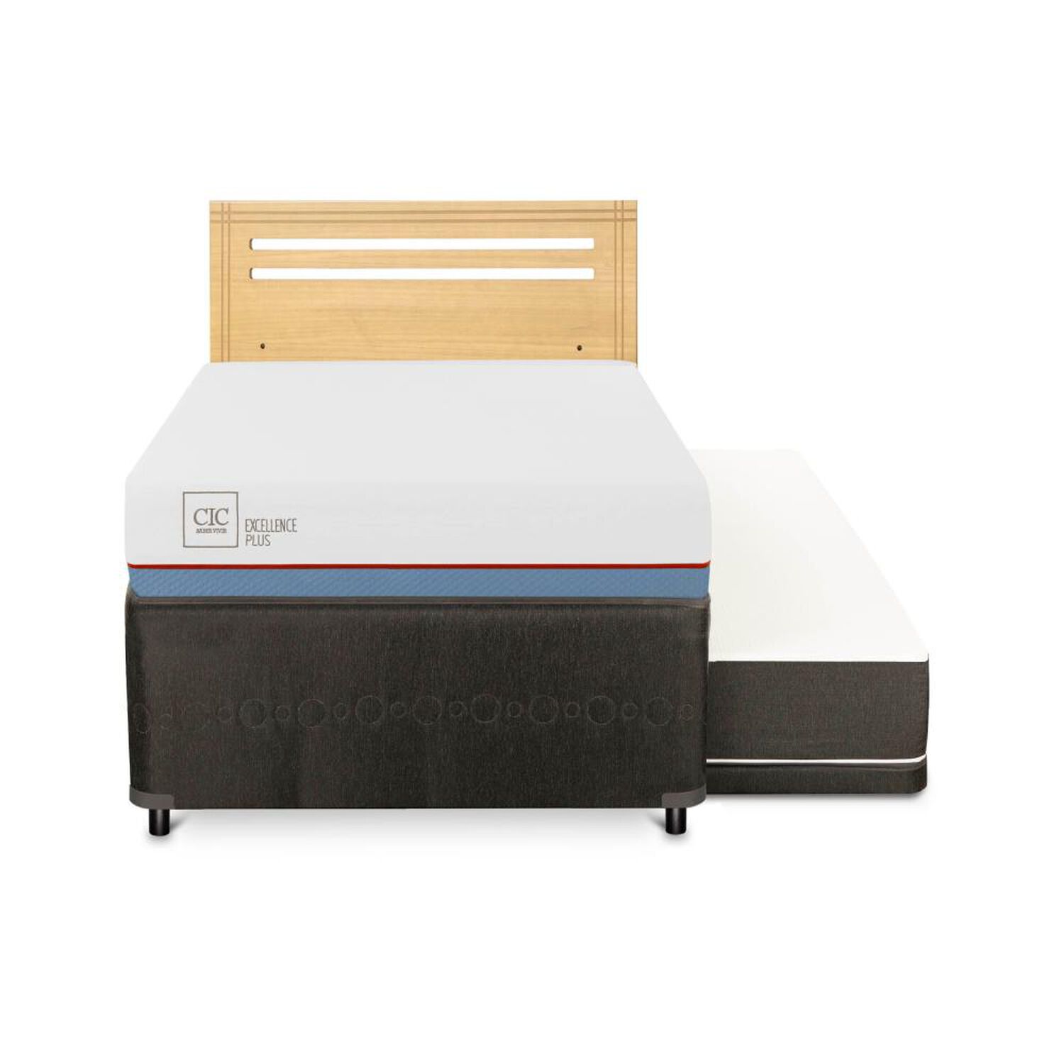 Cama Nido Cic Divan / 1.5 Plazas / Base Funcional + Respaldo image number 0.0
