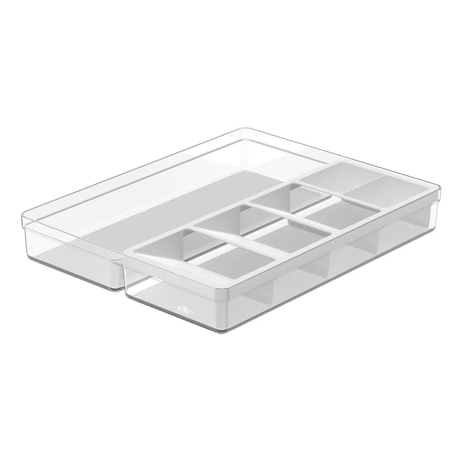Organizador De Utensilios Y Cubiertos Clear Blanco image number 2.0