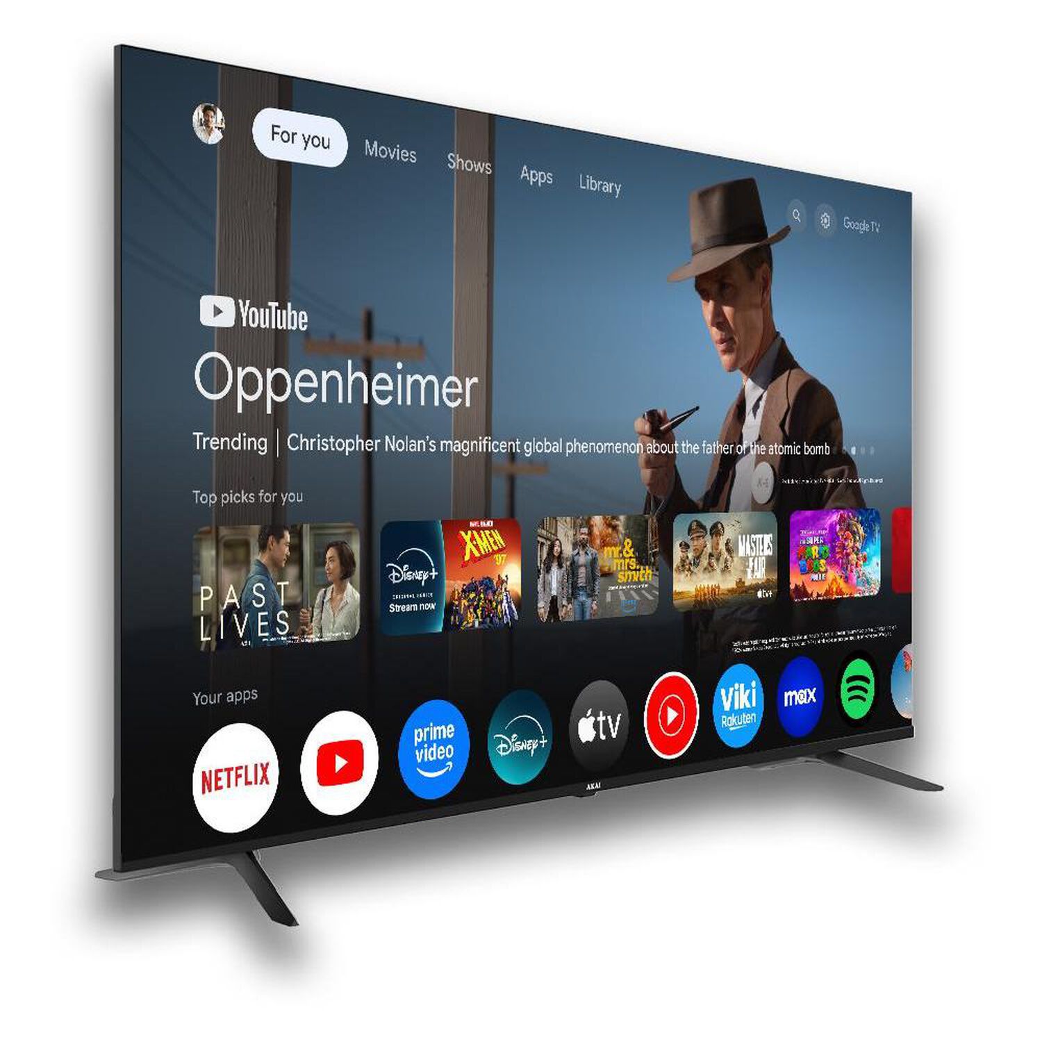 Led 65" Akai Google TV 5.0&nbsp; / Ultra HD 4K / Smart TV image number 2.0