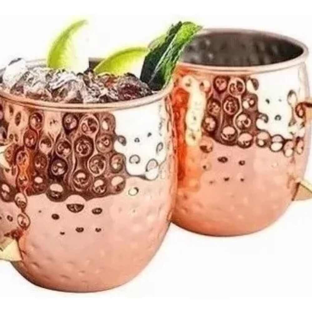 Set 2 Mugs Cobre Moscow Mule Mojito Bar Tragos image number 3.0
