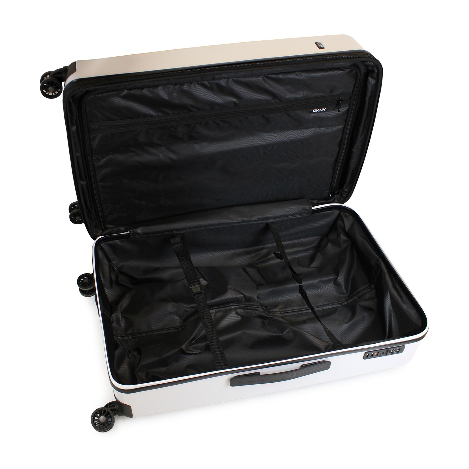 Pack 2 Maletas Donna Karan Lumina S 10kg + L 23kg Blanco Dkny image number 6.0