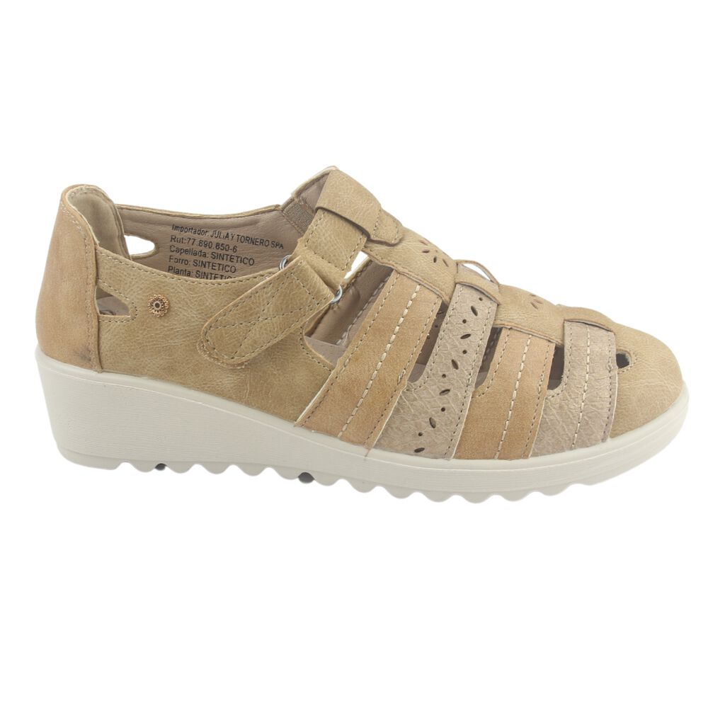 Zapato Chalada Mujer Deza-2 Beige Casual image number 0.0