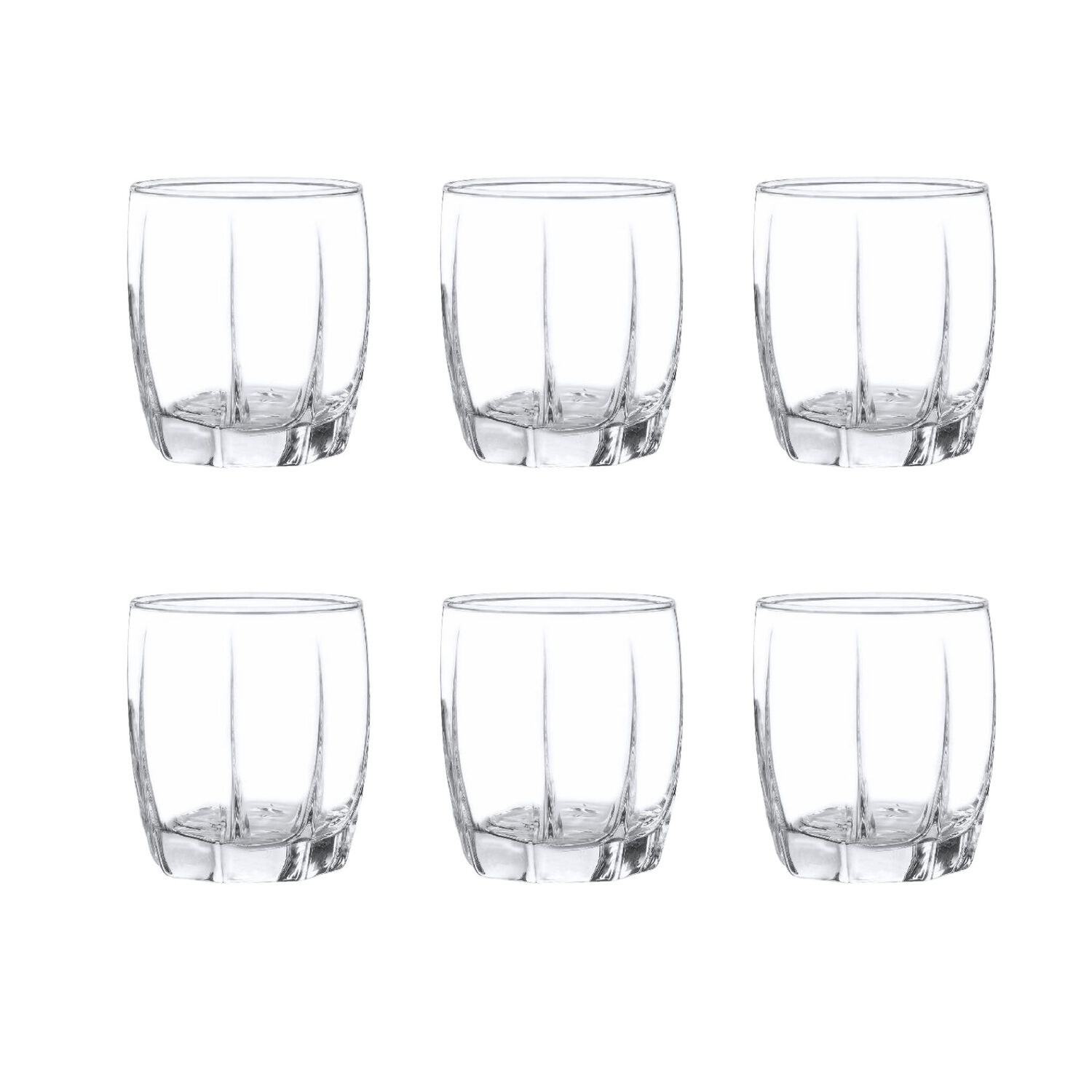 Display 6 Vasos Bajos Amadeus Rocks 353cc Tragos Jugos Cristar image number 0.0