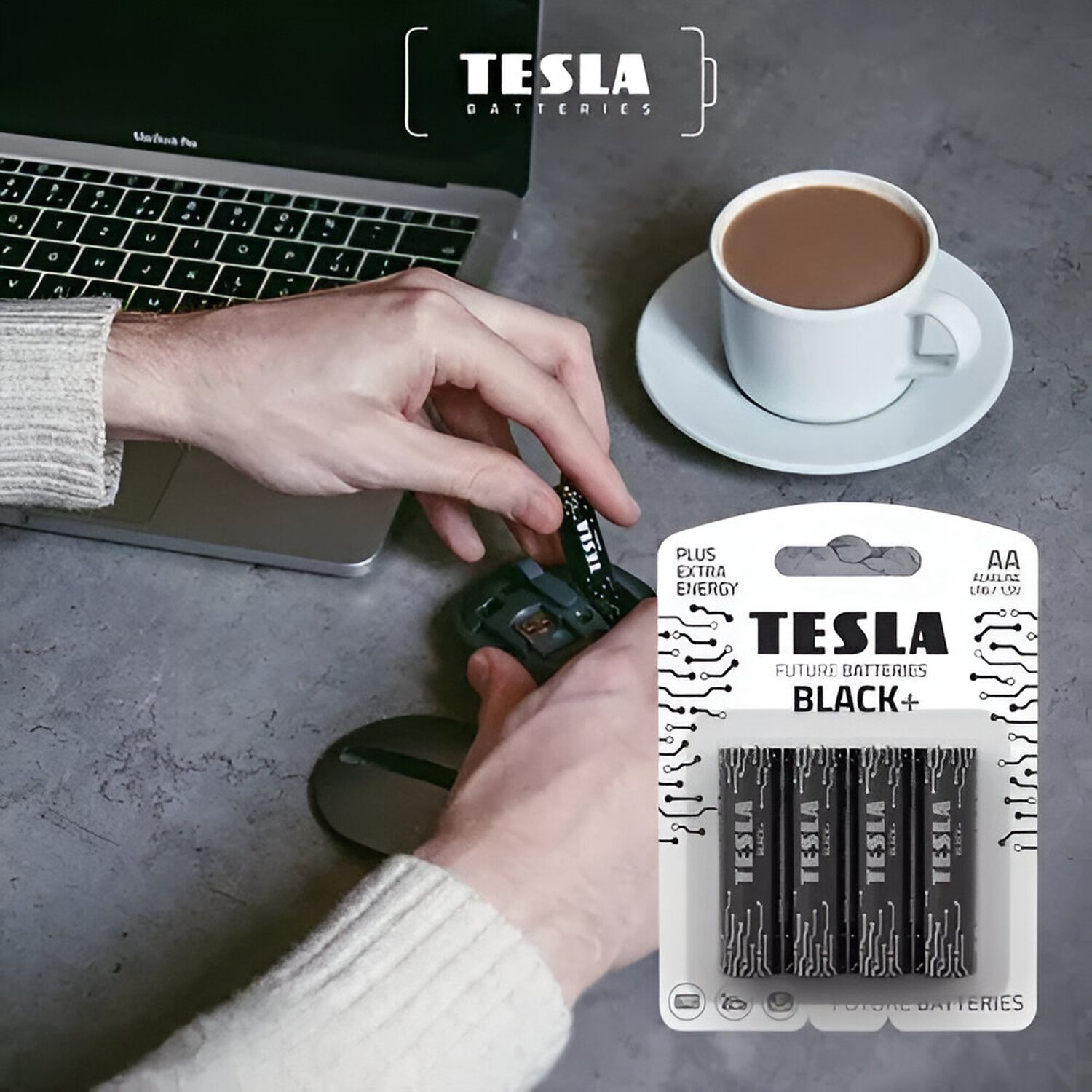 Pack 12 Pilas Tesla Black+ Aa T-es-011 Alcalina High Power image number 4.0