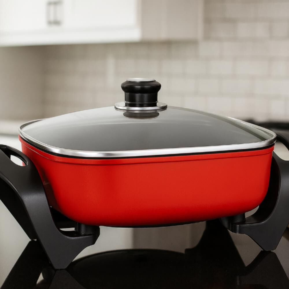 Sartén Eléctrico Multifuncional Inteligente Xl 1500w image number 4.0