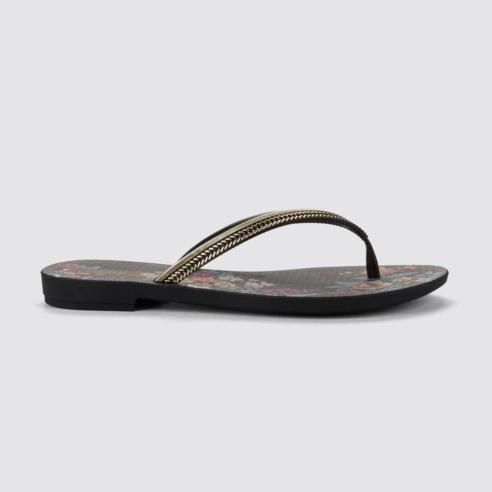 Sandalia Mujer Negro/azul Acai Energy Grendha image number 3.0