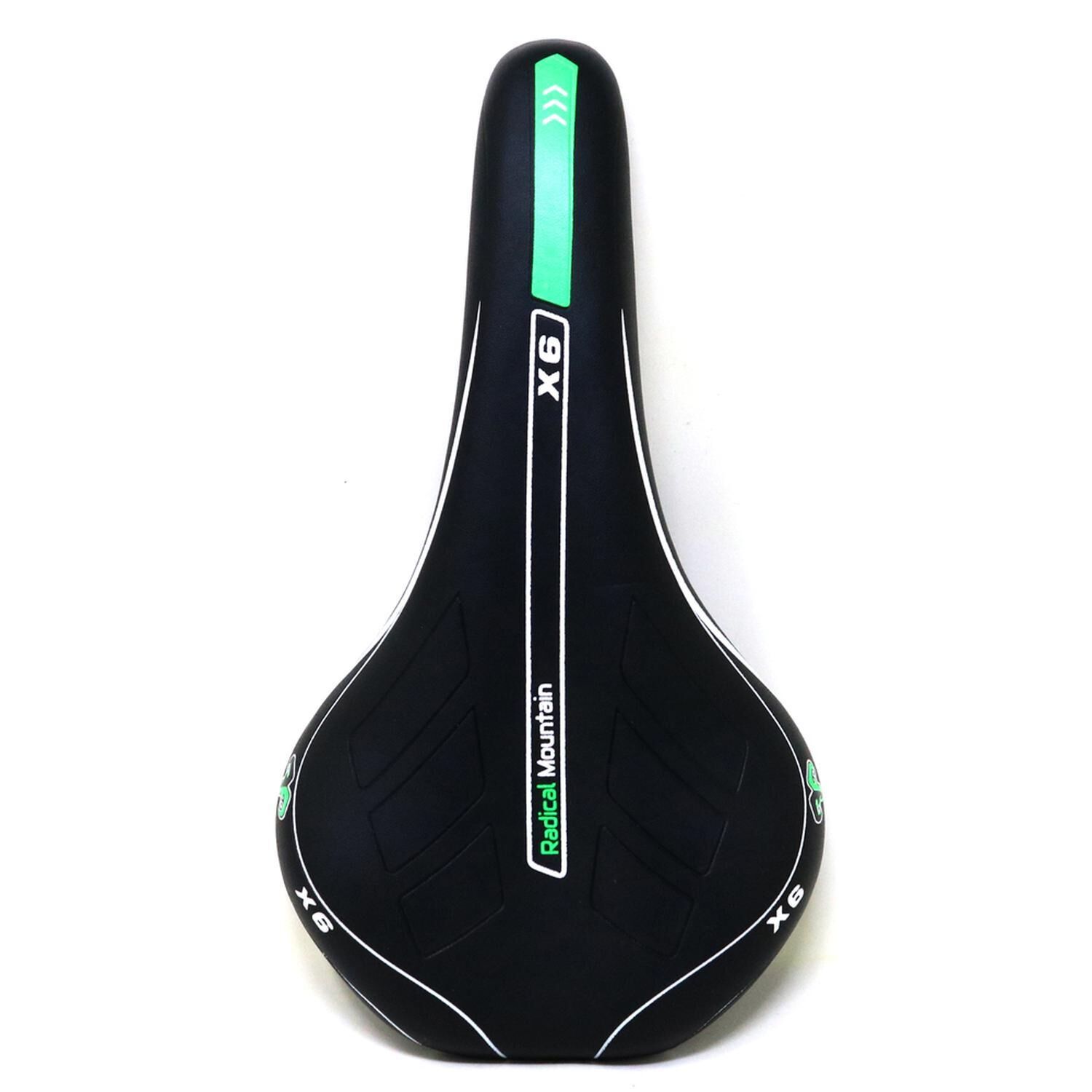 Asiento Mtb Negro/verde Radical Mountain image number 2.0