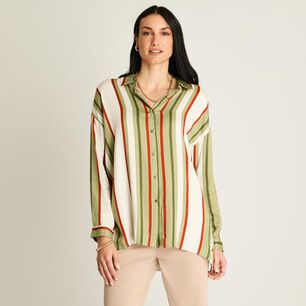Polera Manga Larga Cuello Camisero Mujer Lorenzo Di Pontti