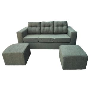 Sof&aacute; Kea Nize / 3 Cuerpos + 2 Pouf