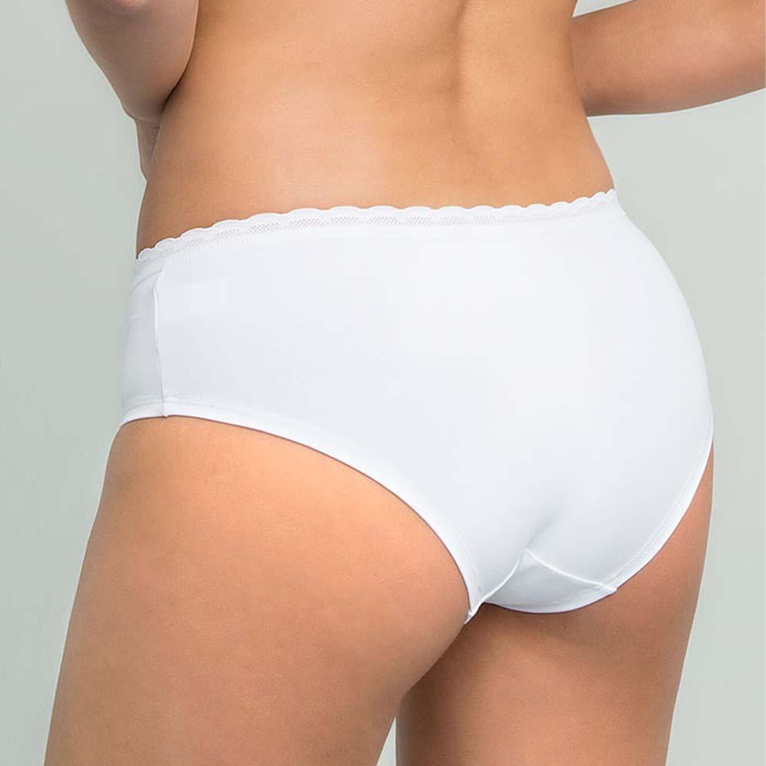 Pack Calz&oacute;n Maxi Algod&oacute;n Elasticado Mujer Intime / 2 Unidades image number 3.0
