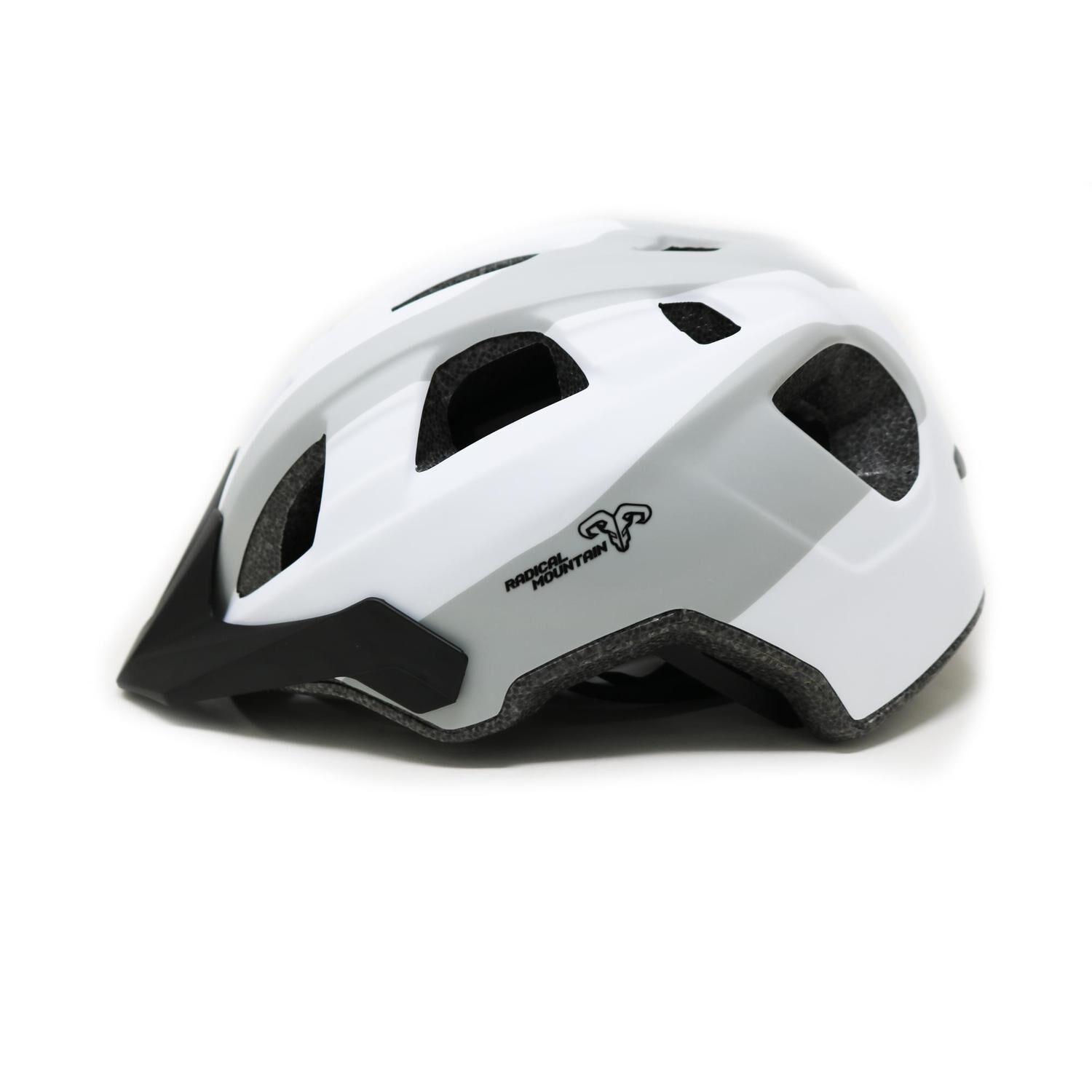 Casco Radical Mountain Enduro Blanco Gris L 58-62cm image number 1.0