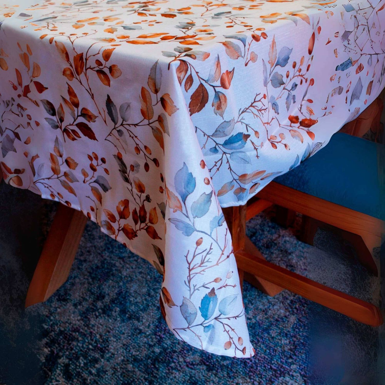Set 2 Manteles Antimanchas Silvestre Y Natural 160x220 Cm image number 1.0