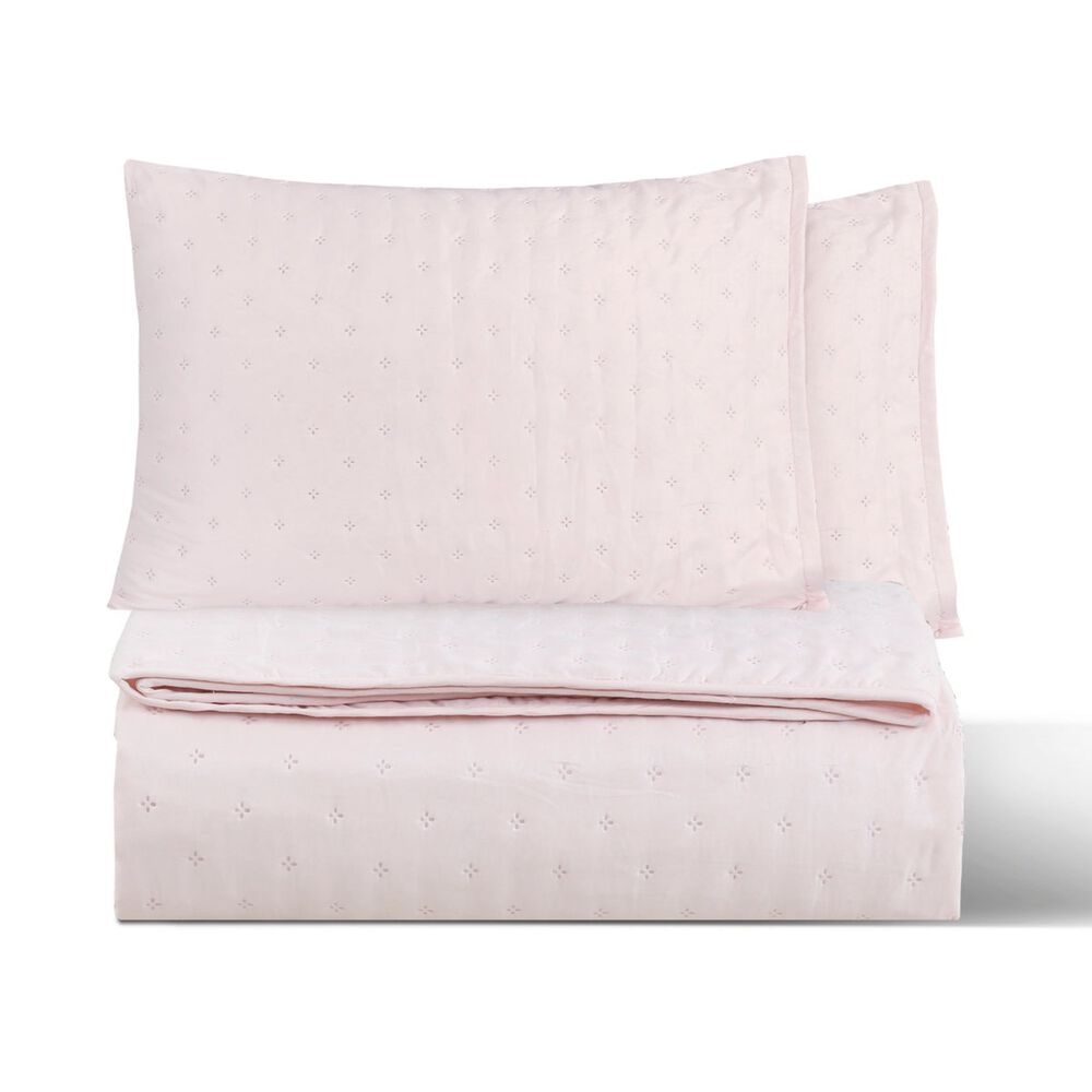 Cubrecama Quilt Reversible Super King 270 X 260 Cm Color Rosa Delux Collection Martin&eacute; image number 1.0