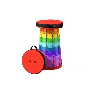 Taburete Plegable Telesc&oacute;pico Port&aacute;til Silla Retr&aacute;ctil Camping