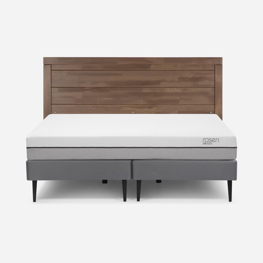Cama Europea Rosen Pratta / King / Base Dividida + Respaldo Sicilia image number 0.0